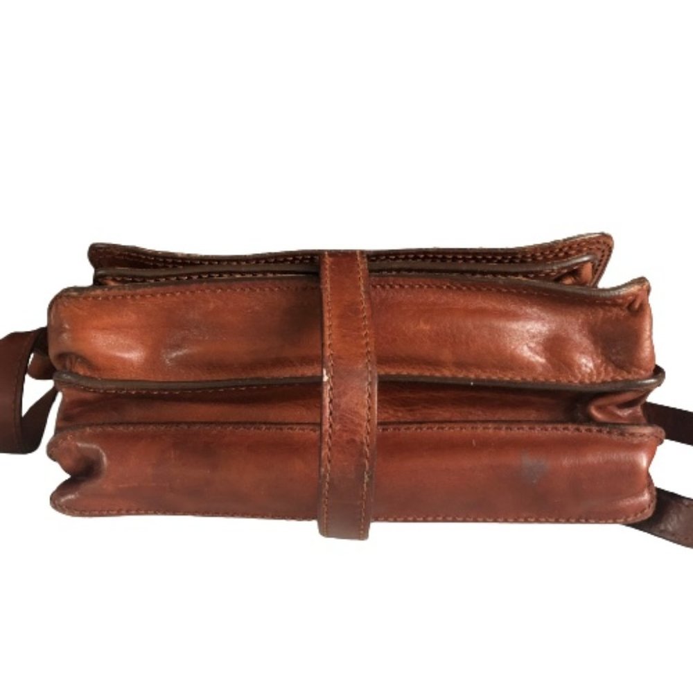 Vintage The Bridge leather classic satchet, cross body messenger bag purse - Picture 7 of 16
